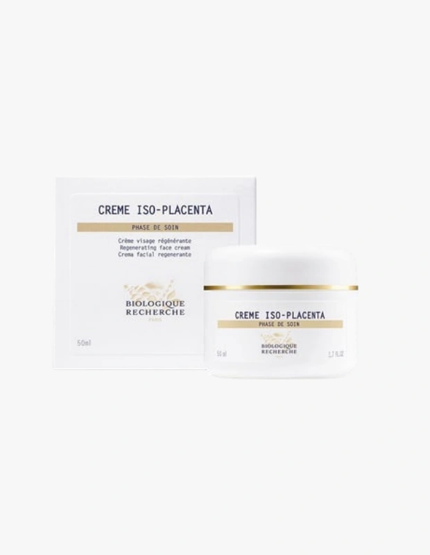 Ürün Cinsiyeti: Unisex

Ürün Tipi: Profesyonel Cilt Bakımı

Ürün Sezonsallığı: Dört Mevsim

Ürün Çeşidi: Onarıcı Yüz Kremi

Ürün Özellikleri:
Crème Iso-Placenta, cilt yenilenmesini desteklemeyi hedefleyen yoğun bir onarıcı bakım kremidir. Özellikle iz ve hassasiyet sonrası bakımda öne çıkar.

Öne Çıkan Detaylar:

Onarıcı ve yenileyici etki

Cilt bariyerini güçlendirme odağı

Profesyonel bakım rutini hissi

Yoğun ama dengeli yapı

Kimler Kullanıyor?
Hassas, yıpranmış ve yenilenme ihtiyacı olan ciltler.

Crème Iso-Placenta ile cildinizin onarım sürecini destekleyin.