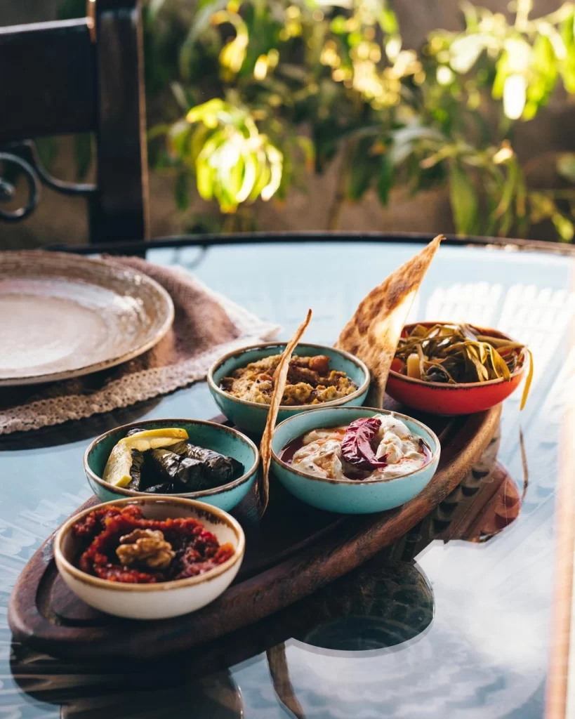 Seten Restaurant’ta Kapadokya lezzetlerini buluşturan meze tabağı