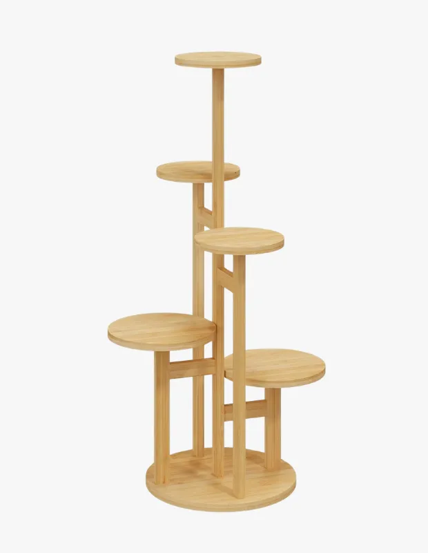 Ürün Cinsiyeti
Unisex

Ürün Tipi
Ev Dekorasyon / Çiçeklik

Ürün Sezonsallığı
Dört Mevsim

Ürün Çeşidi
Bambu 5 Raflı Saksılık & Çiçeklik Standı

Ürün Özellikleri
Digithome DB-0036 bambu saksılık, yuvarlak formu ve çok katlı yapısıyla bitkilerinizi düzenli ve estetik bir şekilde sergilemenizi sağlayan fonksiyonel bir dekorasyon ürünüdür. %100 doğal bambu malzemeden üretilmiş olup hem dayanıklı hem de çevre dostu bir kullanım sunar. 5 katlı raf sistemi sayesinde farklı boyutlardaki bitkileri aynı alanda konumlandırarak katmanlı ve dinamik bir görünüm oluşturur. Kompakt ölçüleriyle dar alanlarda bile verimli kullanım sağlarken, hafif yapısı sayesinde kolay taşınabilir. Demonte olarak gönderilen ürün, pratik kurulumu ile kısa sürede kullanıma hazır hale gelir ve iç mekânlarda olduğu kadar balkon gibi alanlarda da rahatlıkla kullanılabilir.

Öne Çıkan Detaylar

%100 doğal bambu malzeme

5 katlı raf sistemi

Yuvarlak form ve kompakt tasarım

88 cm yükseklik ile dengeli kullanım

Hafif ve taşınabilir yapı

Kolay kurulum (demonte gönderim)

İç ve dış mekâna uygun kullanım

Kimler Kullanıyor?
Bitkilerini tek bir alanda düzenli ve estetik şekilde sergilemek isteyenler için ideal. Küçük alanlarda bile dikey çözümlerle yer kazanmak isteyenler, doğal malzemelerle dekorasyonunu zenginleştirmeyi sevenler ve evinde sıcak, yeşil bir köşe oluşturmak isteyenler bu tarz çok katlı çiçeklikleri tercih eder.

Bambu çiçeklik; katlı yapısı ve doğal dokusuyla bitkilerinizi düzenli şekilde sergileyerek yaşam alanınıza fonksiyonel ve estetik bir dokunuş katar.