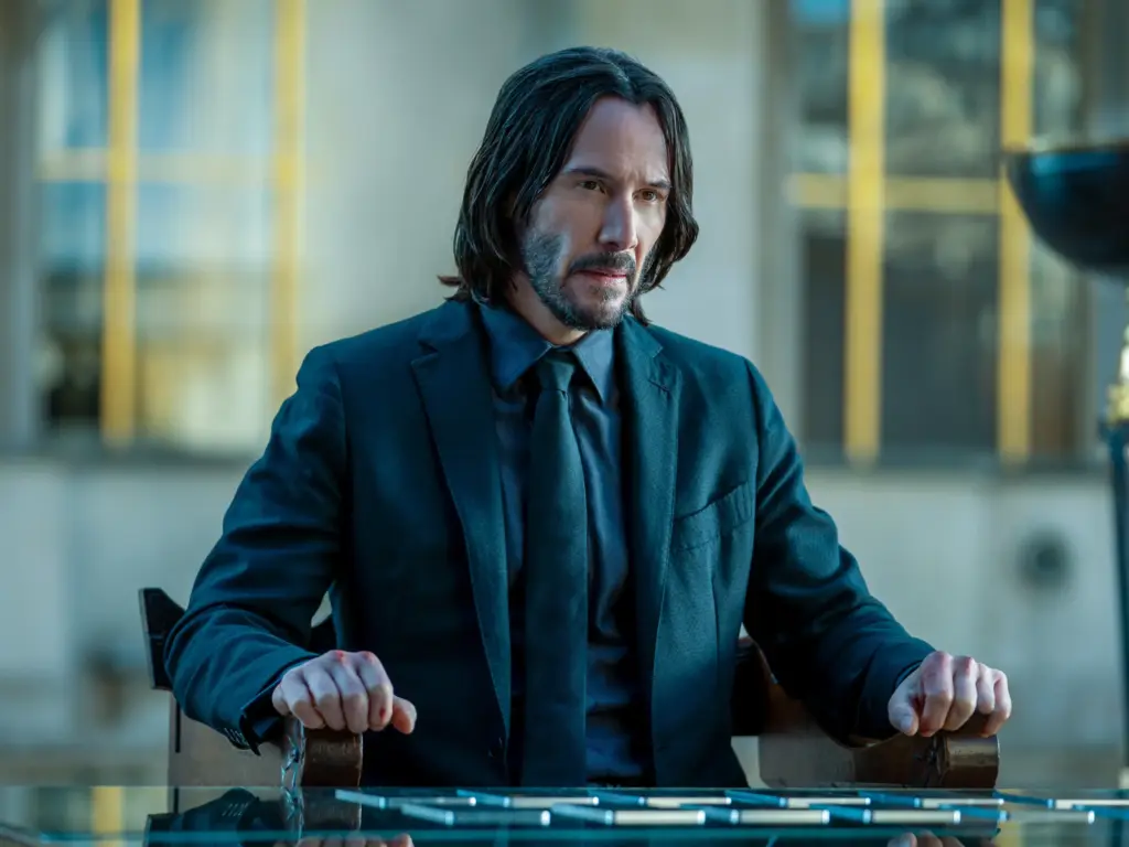Keanu Reeves John Wick rolüyle Ballerina filminde.
