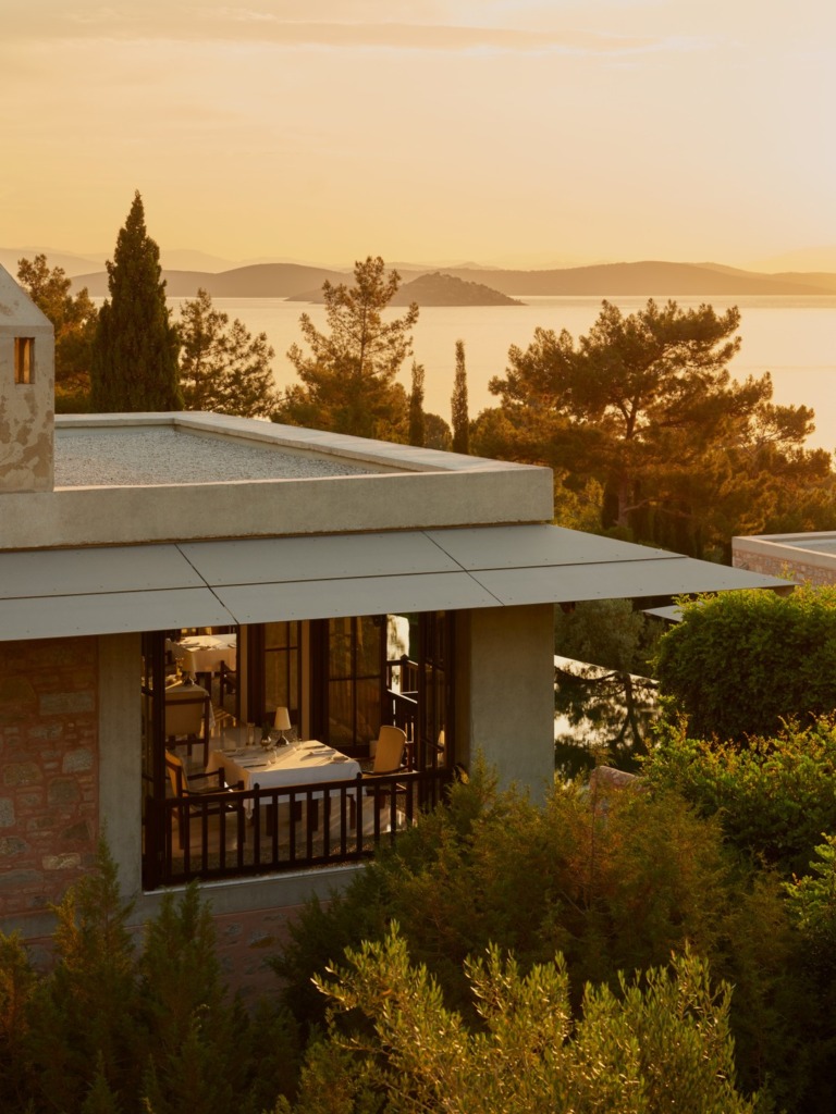 Aman Residences Bodrum'un sınırsız deniz manzaralı özel villası.