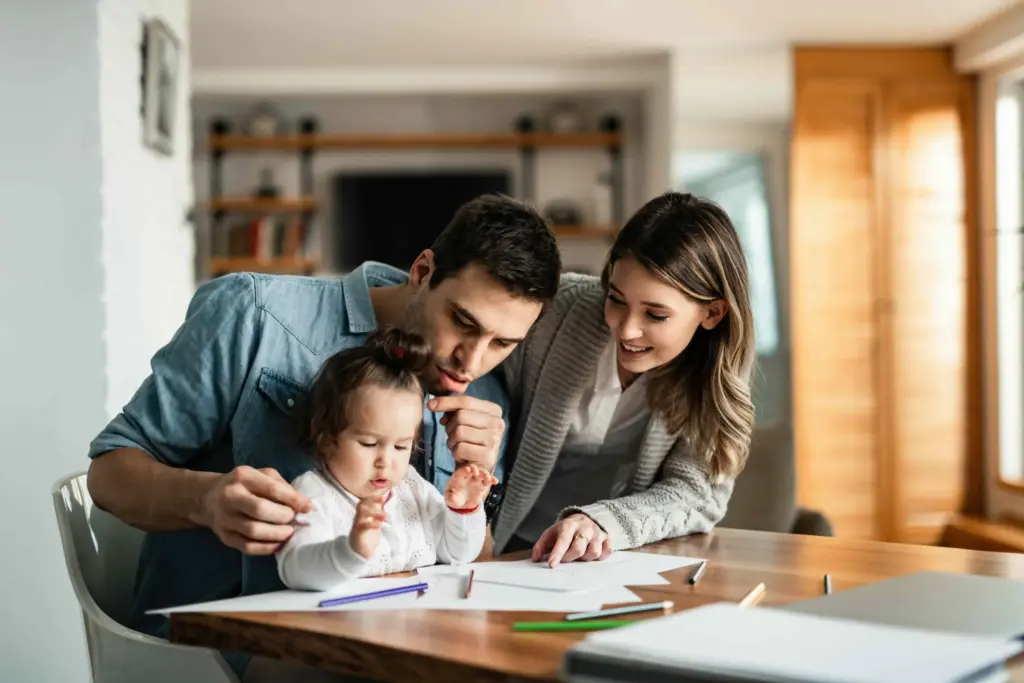 çocuklu bir aile