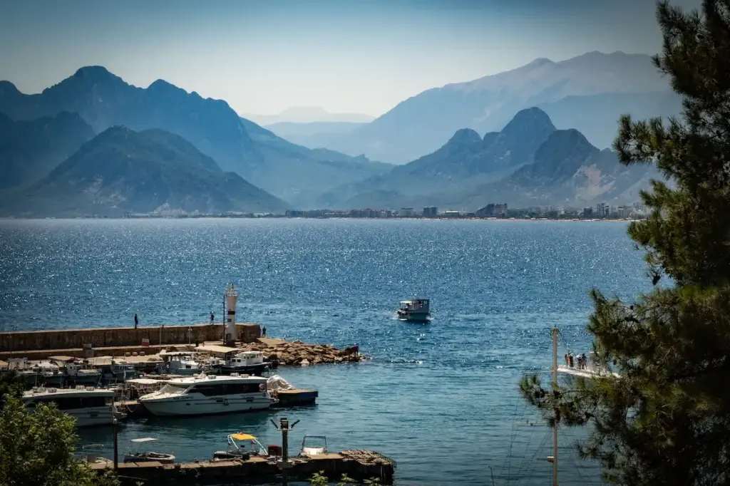 Antalya deniz manzarası.