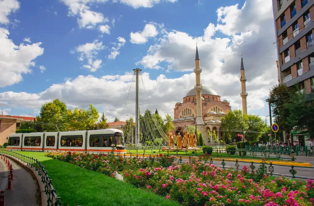 Eskişehir şehir meydanı. 