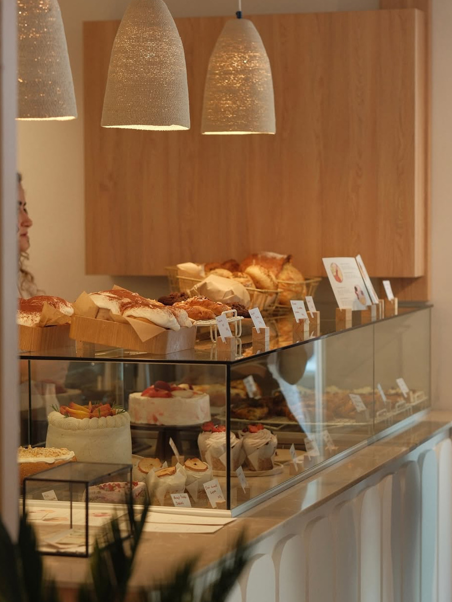 Vina Bakery, tatlı vitrini 
