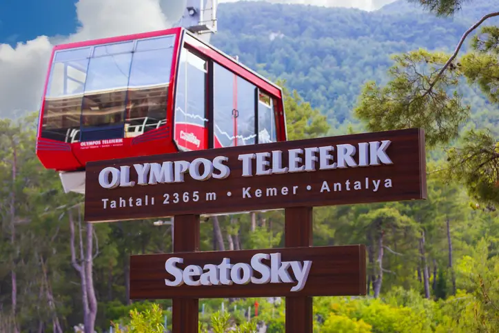 Antalya, Olympos teleferik.