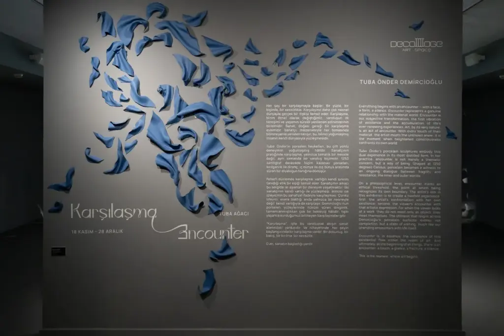 18 Kasım-28 Aralık 2025’te Decollage Art Space’te gerçekleşen “Karşılaşma” sergisi