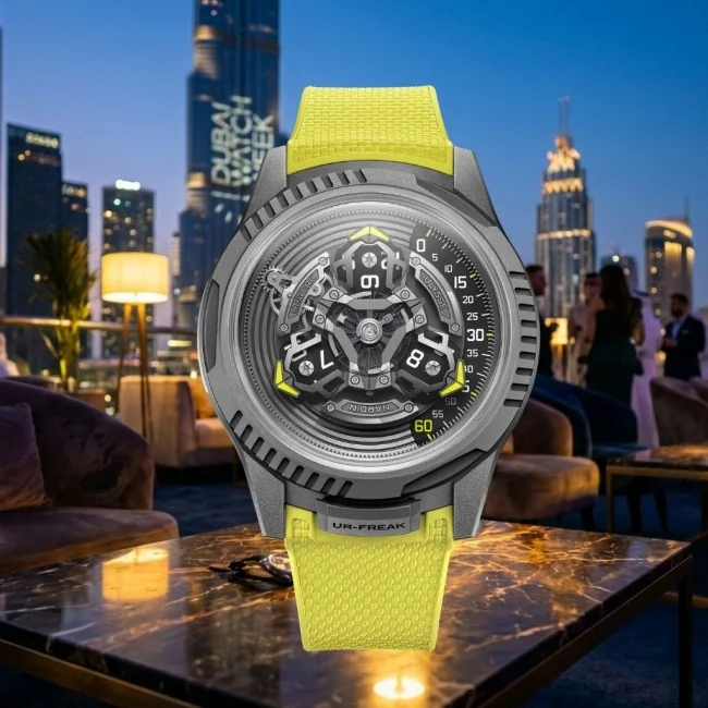 Ulysse Nardin ve Urwerk iş birliğiyle üretilen UR-FREAK saat