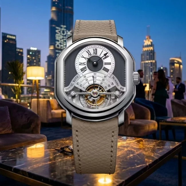 Platin kasalı ve tourbillon mekanizmalı Daniel Roth Tourbillon Platinum saat