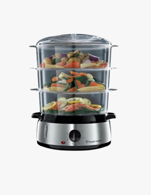 Ürün Cinsiyeti: Unisex
Ürün Tipi: Küçük Ev Aletleri
Ürün Sezonsallığı: Dört Mevsim
Ürün Çeşidi: Buharlı Pişirici
Ürün Özellikleri:
Russell Hobbs MaxiCook buharlı pişirici, sebze, balık ve et gibi farklı gıdaları besin değerlerini koruyarak pişirmeyi hedefleyen pratik bir mutfak yardımcısıdır. Çok katlı yapısı sayesinde aynı anda birden fazla ürünü hazırlamaya olanak tanır. Sağlıklı pişirme yöntemlerini günlük mutfak rutinine kolayca entegre etmek isteyenler için ideal bir çözümdür.
Öne Çıkan Detaylar:
Sağlıklı buharda pişirme yöntemi
Çok katlı pratik kullanım
Aynı anda farklı gıdalar için uygun
Günlük mutfak rutinine uyumlu
Kimler Kullanıyor?
Beslenmesinde hafif ve dengeli pişirme yöntemlerini tercih eden, mutfakta pratik ama sağlıklı çözümler arayan kullanıcılar için idealdir.
Russell Hobbs MaxiCook buharlı pişirici ile sağlıklı, pratik ve besin değerlerini koruyan pişirme deneyimi yaşayın.