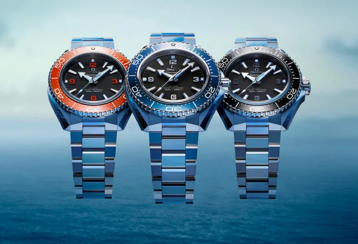 Omega Seamaster Planet Ocean 2025 Koleksiyonu dalgıç, dalış saati