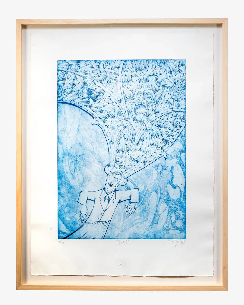Çağrı Dizdar, İsyan, gravür, 60x80 cm, 2025