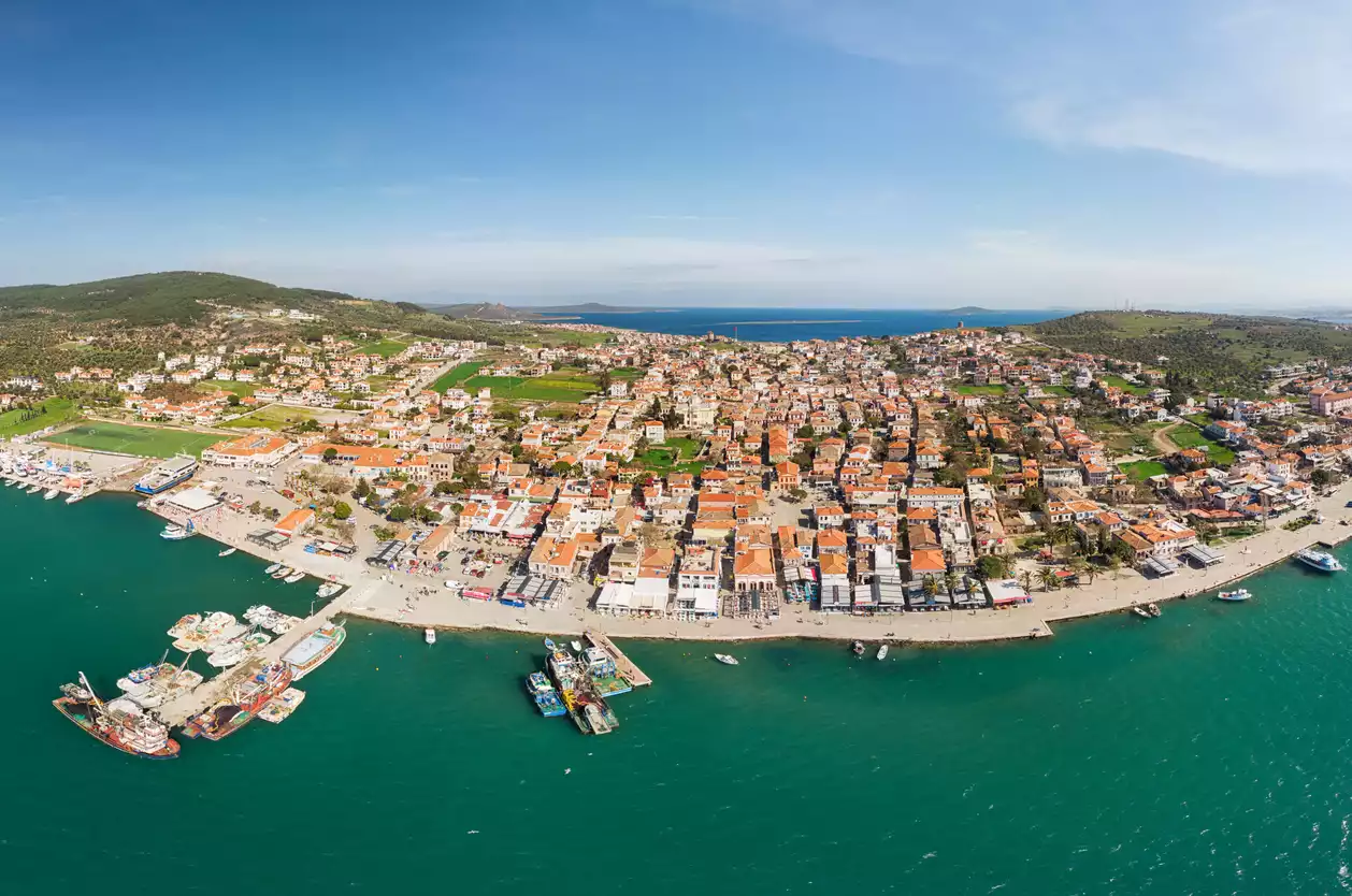 Cunda ve Ayvalık karavan rotası Kuzey Ege sahilleri