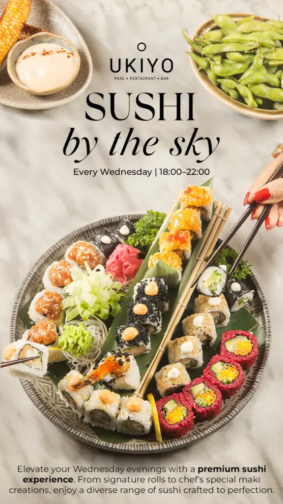 Şehrin Üzerinde Bir Akşam: Ukiyo’da “Sushi by the Sky” Deneyimi