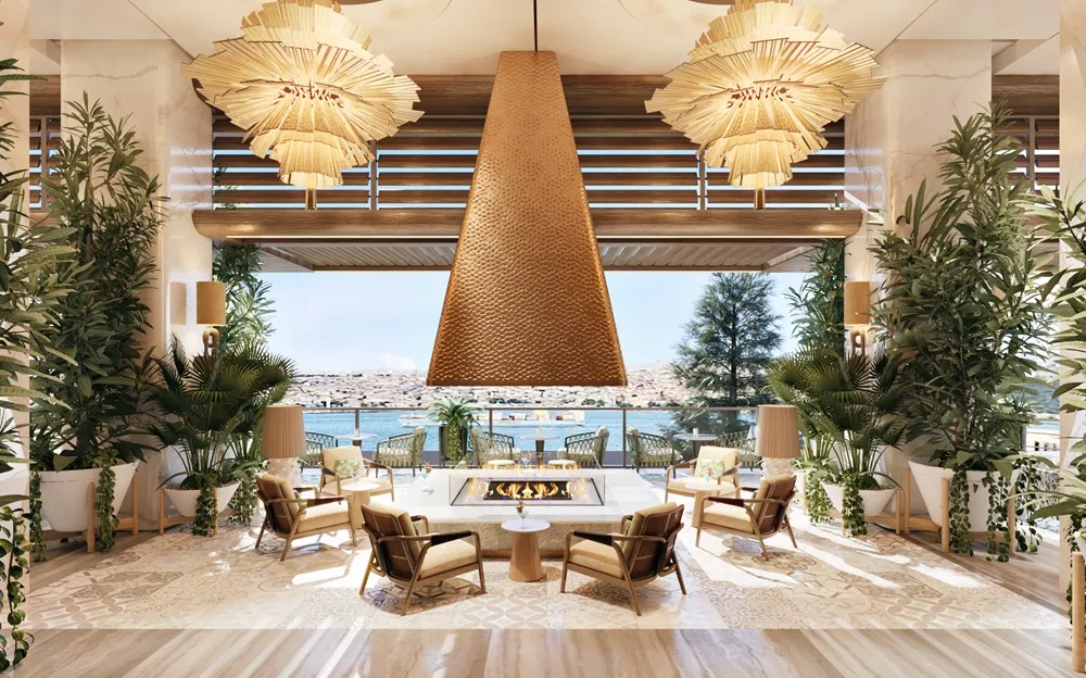 Hilton Istanbul Bosphorus renovasyonunda tarihsel miras ile modern tasarımın dengesi.