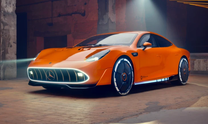 Mercedes AMG Concept GT XX elektrikli konsept otomobil dış görünüş