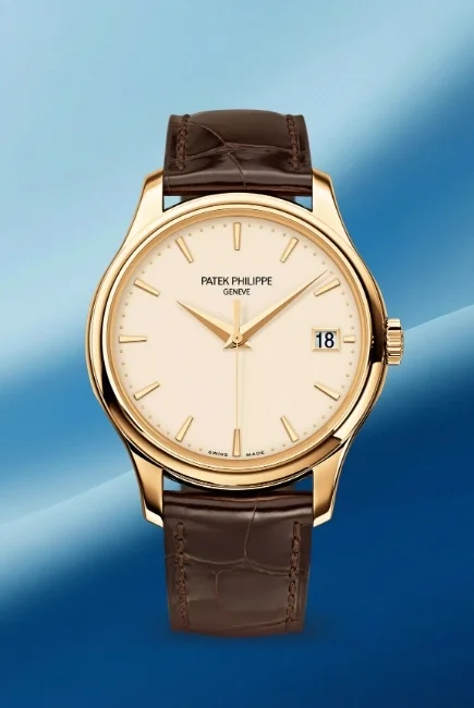 Patek Philippe Calatrava sarı altın klasik erkek kol saati, dress watch