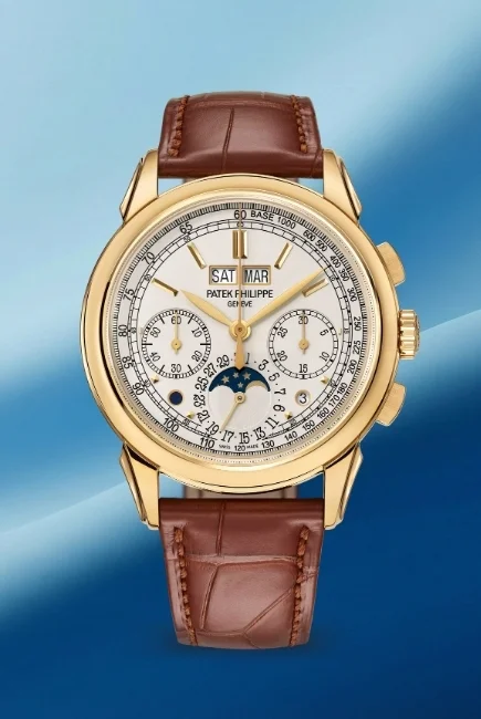 Patek Philippe Ref. 5270 sonsuz takvim ve kronograf komplikasyonlu sarı altın kol saati