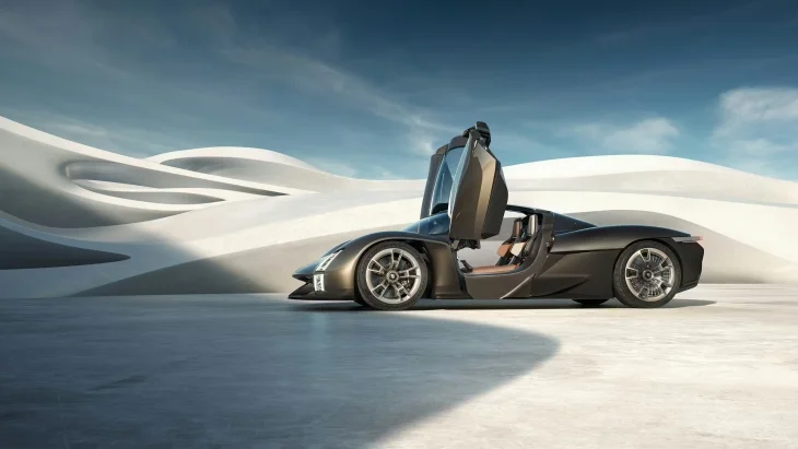 Porsche Mission X elektrikli konsept hiper otomobil dış görünüş