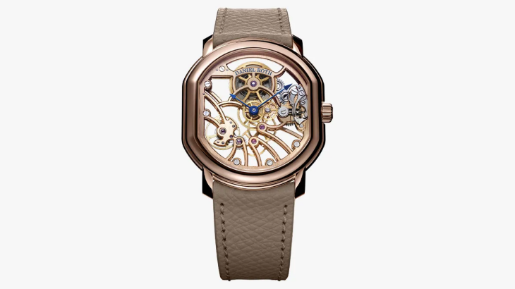 Daniel Roth Extra Plat Rose Gold Skeleton rose altın erkek iskelet saat, bağımsız saatçilik
