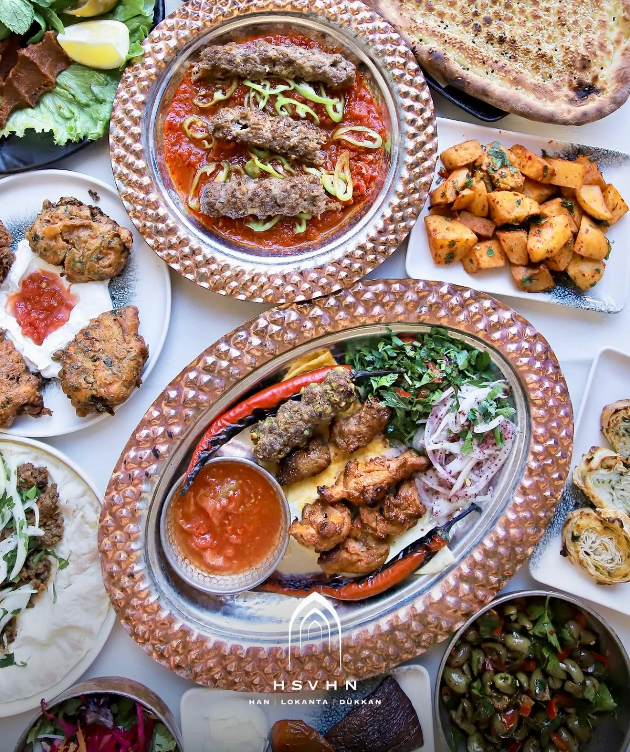 Hışvahan karışık köfte ve kebap çeşitleri