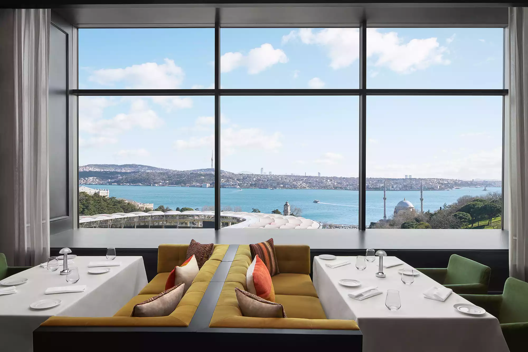 Atölye Restaurant'ın Boğaz Manzarası