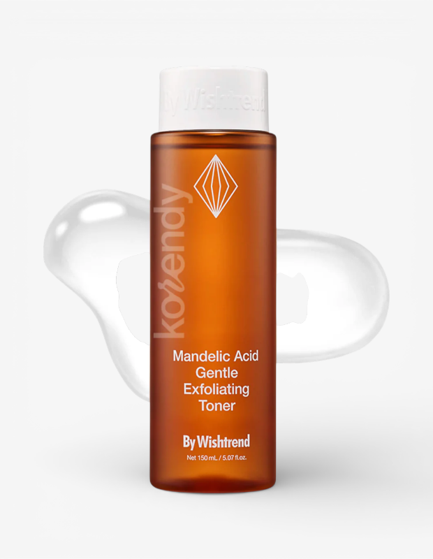 Marka Adı: By Wishtrend
Ürün Cinsiyeti: Belirtilmemiş
Ürün Tipi: Tonik
Ürün Sezonsallığı: Belirtilmemiş
Ürün Çeşidi: Mandelik Asit İçerikli Peeling Tonik
Ürün Özellikleri: Bu ürün, %5 Mandelik Asit, Pantenol ve Centella içeren, cildi nazikçe soyarak pürüzsüz bir görünüm sağlayan bir toniktir. Donuk cilt görünümünü ve lekeleri hedef alarak cildin daha aydınlık ve eşit tonlu olmasına yardımcı olur. Beyaz kapaklı, 150 ml (5.07 fl.oz.) kapasiteli, yarı saydam kahverengi bir şişede sunulan ürün, modern ve minimalist bir tasarıma sahiptir.
Öne Çıkan Detaylar:
- %5 Mandelik Asit, Pantenol ve Centella içeriğiyle formüle edilmiştir.
- Cildin nazikçe eksfoliye edilmesini destekleyerek pürüzsüz bir cilt yüzeyi sunar.
- Cildin solgun, donuk görünümünü ve lekeleri hedef alarak cilt tonunu eşitlemeye yardımcı olur.
Kimler Kullanıyor?: Cildinde solgunluk, donukluk veya leke görünümüyle mücadele eden, cilt tonunu eşitlemek ve daha pürüzsüz bir doku elde etmek isteyen herkes bu nazik peeling toniği rutinine dahil edebilir. Özellikle cilt dokusunu dengelemeyi ve gözenek görünümünü iyileştirmeyi hedefleyenler için idealdir.
