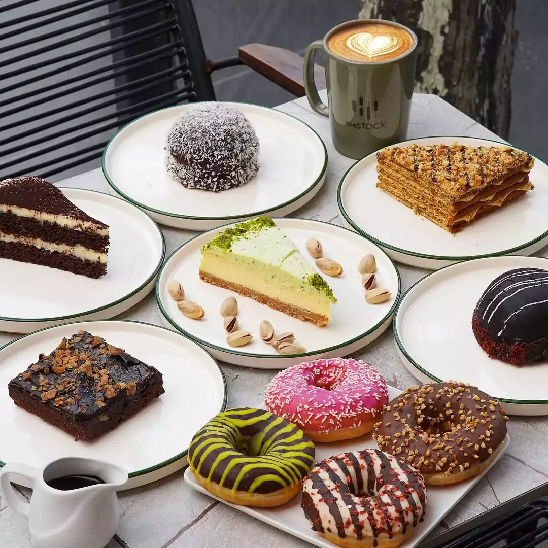 The Stock Coffee tatlıları