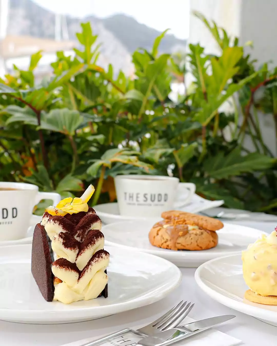 The Sudd Coffee tatlıları ve kahvesi