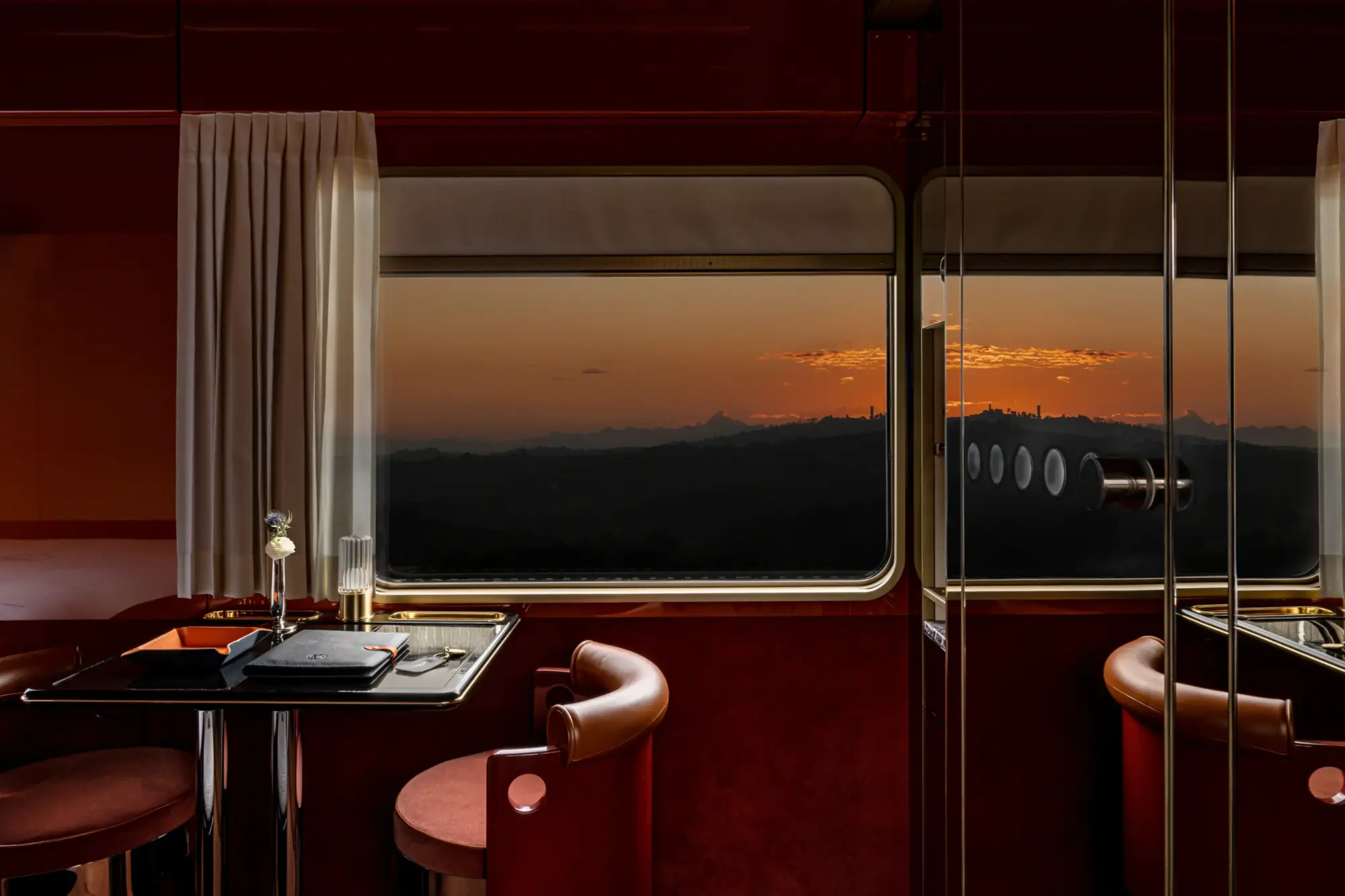 La Dolce Vita Orient Express, tren manzarası