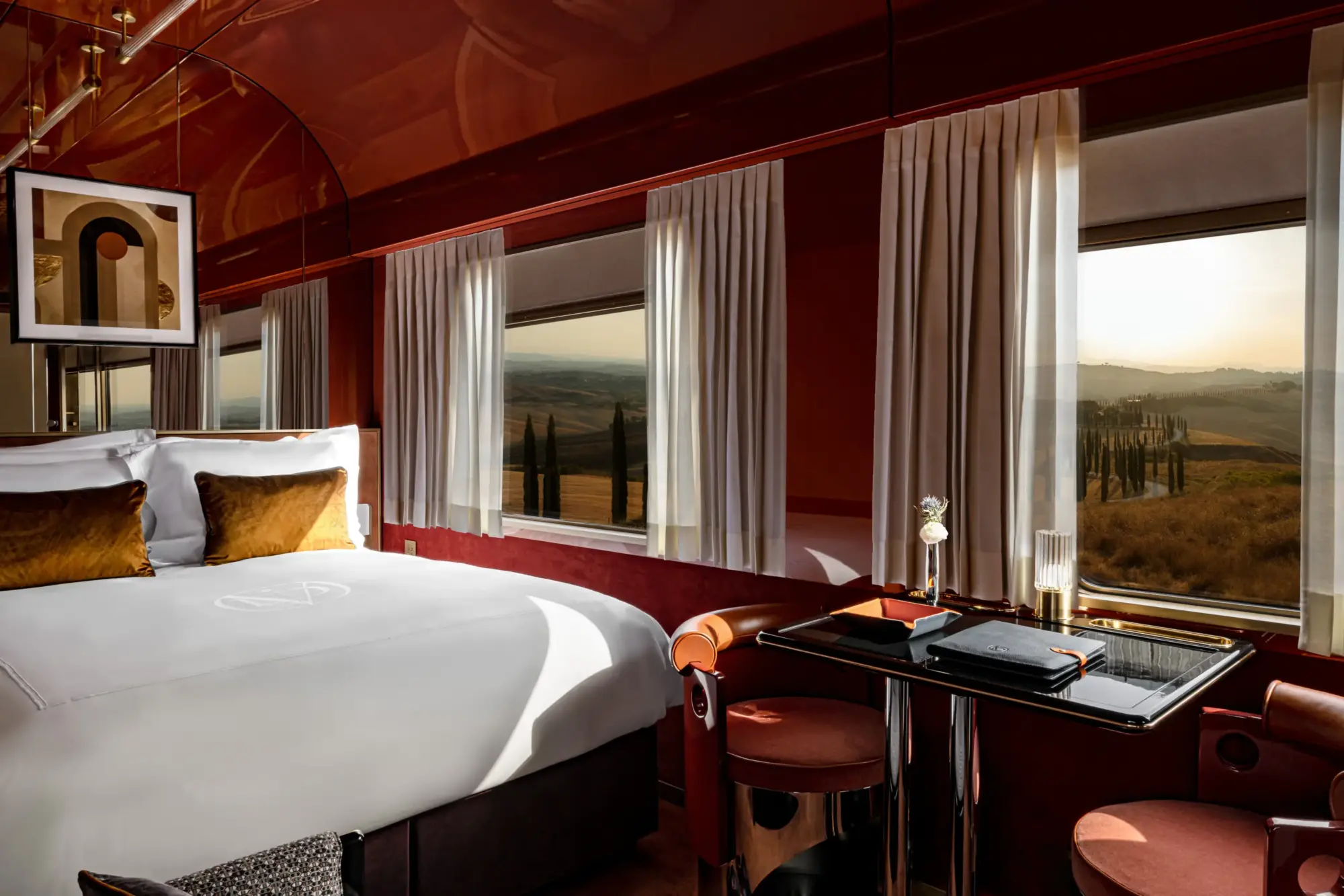 La Dolce Vita Orient Express, yatak odasından manzara