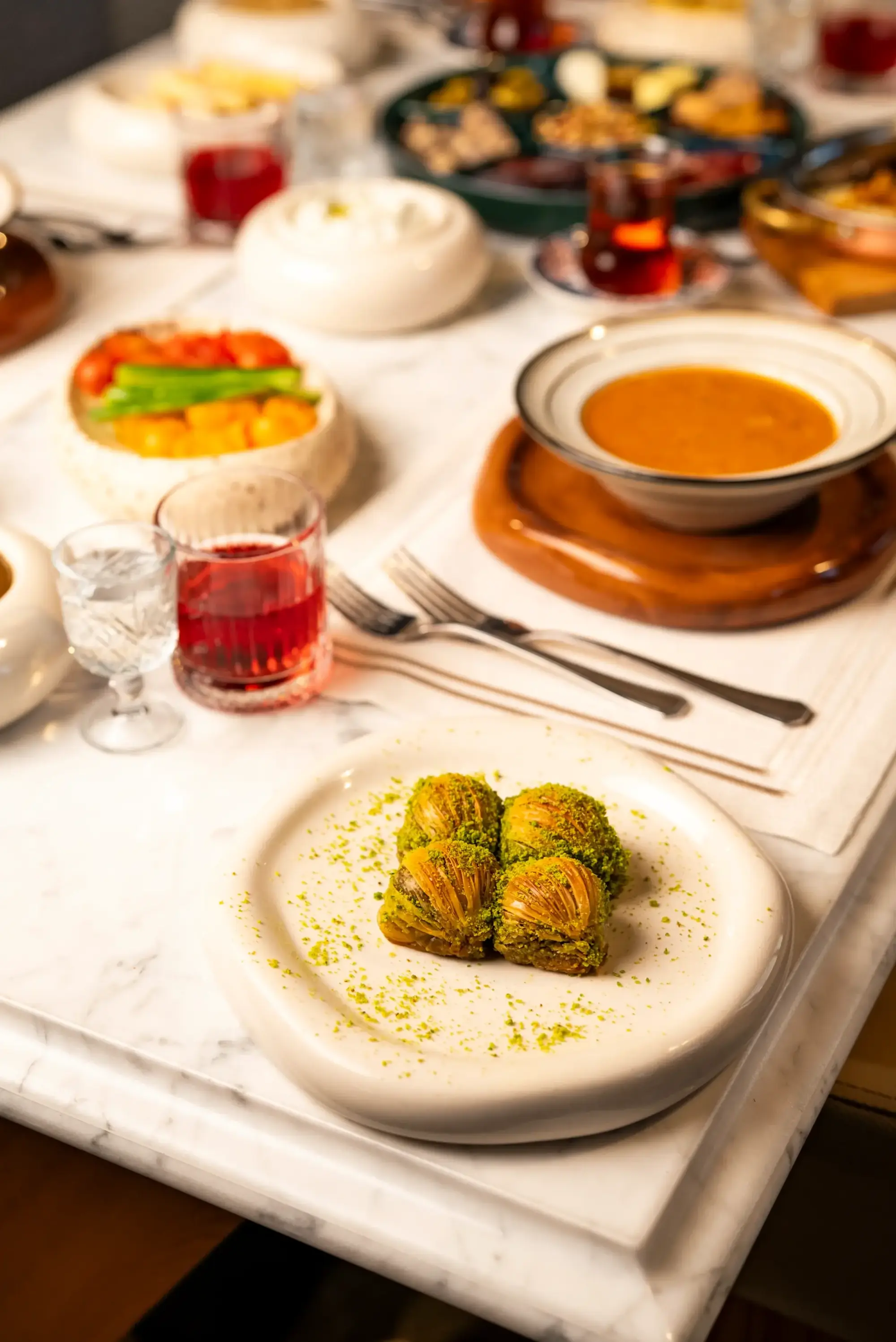 Velena'da nefis iftar sofrası
