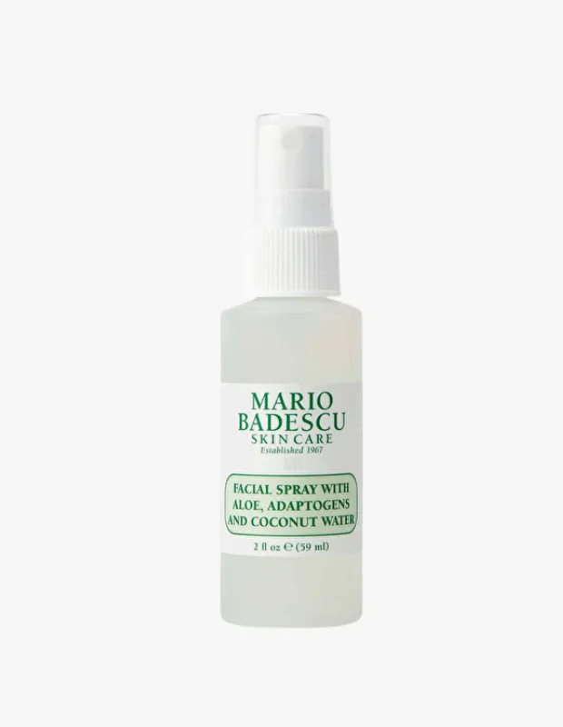 Mario Badescu aloe adaptogen ve hindistan cevizi suyu içeren ferahlatıcı yüz spreyi
