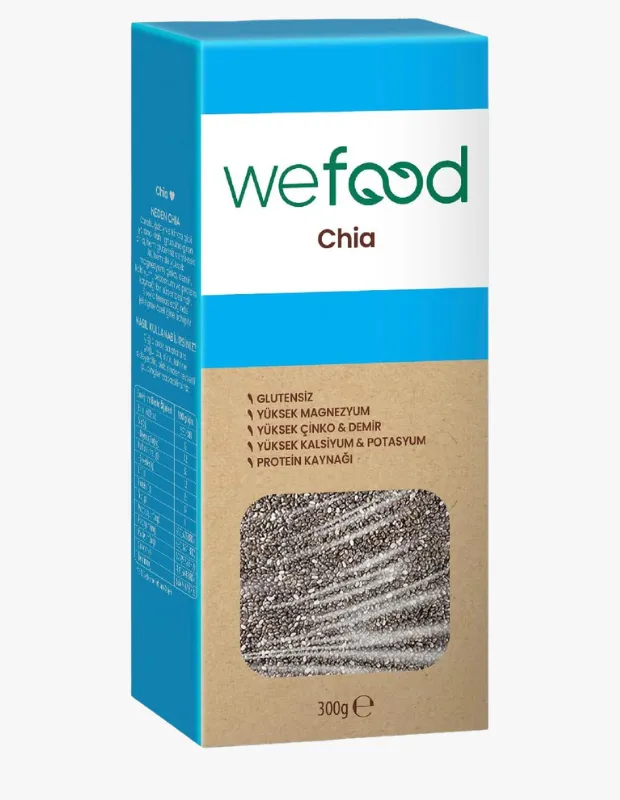 Marka Adı: Wefood
Ürün Cinsiyeti: Belirtilmemiş
Ürün Tipi: Chia Tohumu
Ürün Sezonsallığı: Belirtilmemiş
Ürün Çeşidi: Siyah
Ürün Özellikleri: Wefood Siyah Chia Tohumu, 300 gramlık, alt kısmı doğal kraft kağıdı görünümlü ve üst kısmı canlı mavi renkte tasarlanmış bir ambalajda sunulmaktadır. Ürünün doğal tohum yapısı, ambalajın ön yüzündeki şeffaf pencereden görülebilir. Glütensiz bir seçenek olan bu tohumlar, yüksek oranda magnezyum, çinko, demir, kalsiyum ve potasyum içerirken, aynı zamanda önemli bir protein kaynağı olarak beslenme değerini artırır.
Öne Çıkan Detaylar:
- Glütensizdir
- Yüksek oranda magnezyum, çinko, demir, kalsiyum ve potasyum içerir
- Zengin bir protein kaynağıdır
Kimler Kullanıyor?: Günlük beslenmesine doğal ve besleyici takviyeler katmak isteyenler, glütensiz seçeneklere yönelenler ve bitkisel protein ile lif alımını artırmayı hedefleyenler bu ürünü tercih edebilir. Aktif bir yaşam tarzını benimseyen, bağırsak sağlığına dikkat eden, kalp ve kemik sağlığını destekleyici gıdalar arayan herkesin mutfağında kendine yer bulabilir.