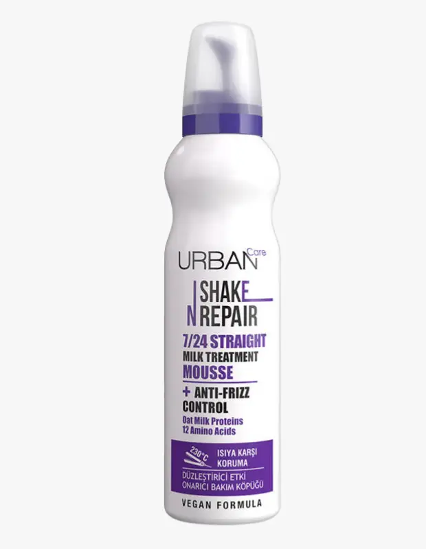 Marka Adı: URBAN Care
Ürün Adı: Urban Care Shake N Repair Saç Bakım Köpüğü
Ürün Cinsiyeti: Belirtilmemiş
Ürün Tipi: Saç Bakım Köpüğü
Ürün Sezonsallığı: Belirtilmemiş
Ürün Çeşidi: Düzleştirici Etki Onarıcı Bakım Köpüğü
Ürün Özellikleri: URBAN Care Shake N Repair Saç Bakım Köpüğü, 7/24 düzleştirici etki sunarak saçın pürüzsüz ve kabarmayan bir görünüme kavuşmasına yardımcı olur. Yulaf sütü proteinleri ve 12 amino asit içeren özel formülü sayesinde saç tellerini onarır ve güçlendirir. Saçı 230°C'ye kadar ısıyla şekillendirme işlemlerinin olumsuz etkilerinden korurken, vegan içeriği ile etik bir tercih sunar. Saça ağırlık yapmayan köpük formu, kolay uygulama ve etkin bakım sağlar.
Öne Çıkan Detaylar:
- 7/24 düzleştirici ve kabarma karşıtı kontrol
- 230°C ısıya karşı koruma sağlar
- Yulaf sütü proteinleri ve 12 amino asit içeren vegan formül
Kimler Kullanıyor?: Pürüzsüz, düz ve elektriklenmeyen saçlara sahip olmak isteyen, saçlarını sık sık ısıyla şekillendiren ve bu süreçte yıpranma veya kabarma sorunları yaşayan herkes bu ürünü tercih edebilir. Saçlarının gün boyu bakımlı, parlak ve kontrol altında kalmasını arzu eden, aynı zamanda hayvan dostu ve vegan içerikli ürünleri önemseyen bireyler için ideal bir bakım çözümüdür.