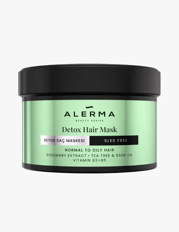 Marka Adı: Alerma
Ürün Adı: Alerma İnce Telli ve Yağlı Saçlar İçin Detox Saç Maskesi
Ürün Cinsiyeti: Unisex
Ürün Tipi: Saç Maskesi
Ürün Sezonsallığı: Belirtilmemiş
Ürün Çeşidi: Detoks Saç Maskesi
Ürün Özellikleri: Normal ve yağlı saç tipleri ile ince telli saçlar için özel olarak formüle edilmiş, SLES içermeyen bir detoks saç maskesidir. Biberiye özü, çay ağacı ve adaçayı yağı ile B3 ve B5 vitaminleri içeren bu maske, saç derisini arındırıp dengeleyerek saçların daha hafif, canlı ve sağlıklı bir görünüme kavuşmasına yardımcı olur. Ürün, yeşil renkte bir kavanoz içinde sunulur ve siyah bir kapağa sahiptir.
Öne Çıkan Detaylar:
- SLES içermeyen özel formül
- Normal ve yağlı saç tipleri ile ince telli saçlara uygun
- Biberiye özü, çay ağacı ve adaçayı yağı ile B3 ve B5 vitaminleri ile güçlendirilmiş
Kimler Kullanıyor?: Saç derisinde yağlanma, ağırlaşma veya birikim hisseden, özellikle normalden yağlıya dönük ve ince telli saç yapısına sahip kişiler bu ürünü tercih edebilir. Saçlarının doğal dengesini yeniden kazanmasını, arınmış ve ferahlamış bir hisse kavuşmasını isteyen, içerik konusunda bilinçli ve bitkisel özlere önem veren herkes için uygun bir bakım çözümüdür.