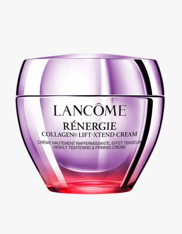 Marka Adı: Lancôme
Ürün Adı: Lancôme Rénergie Kolajen Krem
Ürün Cinsiyeti: Belirtilmemiş
Ürün Tipi: Cilt Kremi
Ürün Sezonsallığı: Belirtilmemiş
Ürün Çeşidi: Sıkılaştırıcı ve Dolgunlaştırıcı Cilt Kremi
Ürün Özellikleri: Bu Lancôme Rénergie Kolajen Krem, 300 farklı peptit fraksiyonu, hyalüronik asit ve niacinamid gibi güçlü içeriklerle zenginleştirilmiş özel bir formüle sahiptir. Cildin doğal kolajen üretimini destekleyerek daha sıkı, dolgun ve elastik bir görünüm kazanmasını hedeflerken, aynı zamanda yoğun nem sağlamaya ve cilt bariyerini güçlendirmeye yardımcı olur. Şık mor ve pembe geçişli, lüks görünümlü cam kavanoz içinde sunulur.
Öne Çıkan Detaylar:
- 300 farklı peptit fraksiyonu içeren yenilikçi formül
- Cildin sıkılık, dolgunluk ve elastikiyet kaybına karşı etkili destek
- Hyalüronik asit ve niacinamid ile yoğun nemlendirme ve cilt yenilenmesi
Kimler Kullanıyor?: Cildinde zamanla oluşan sıkılık kaybı, elastikiyet eksikliği ve dolgunluk ihtiyacı hisseden, daha genç, pürüzsüz ve canlı bir cilt görünümüne ulaşmak isteyen bireyler için idealdir. Cilt bakım rutininde yüksek performanslı, kolajen destekleyici ve nemlendirici ürünlere öncelik veren herkes bu kremi tercih edebilir.
