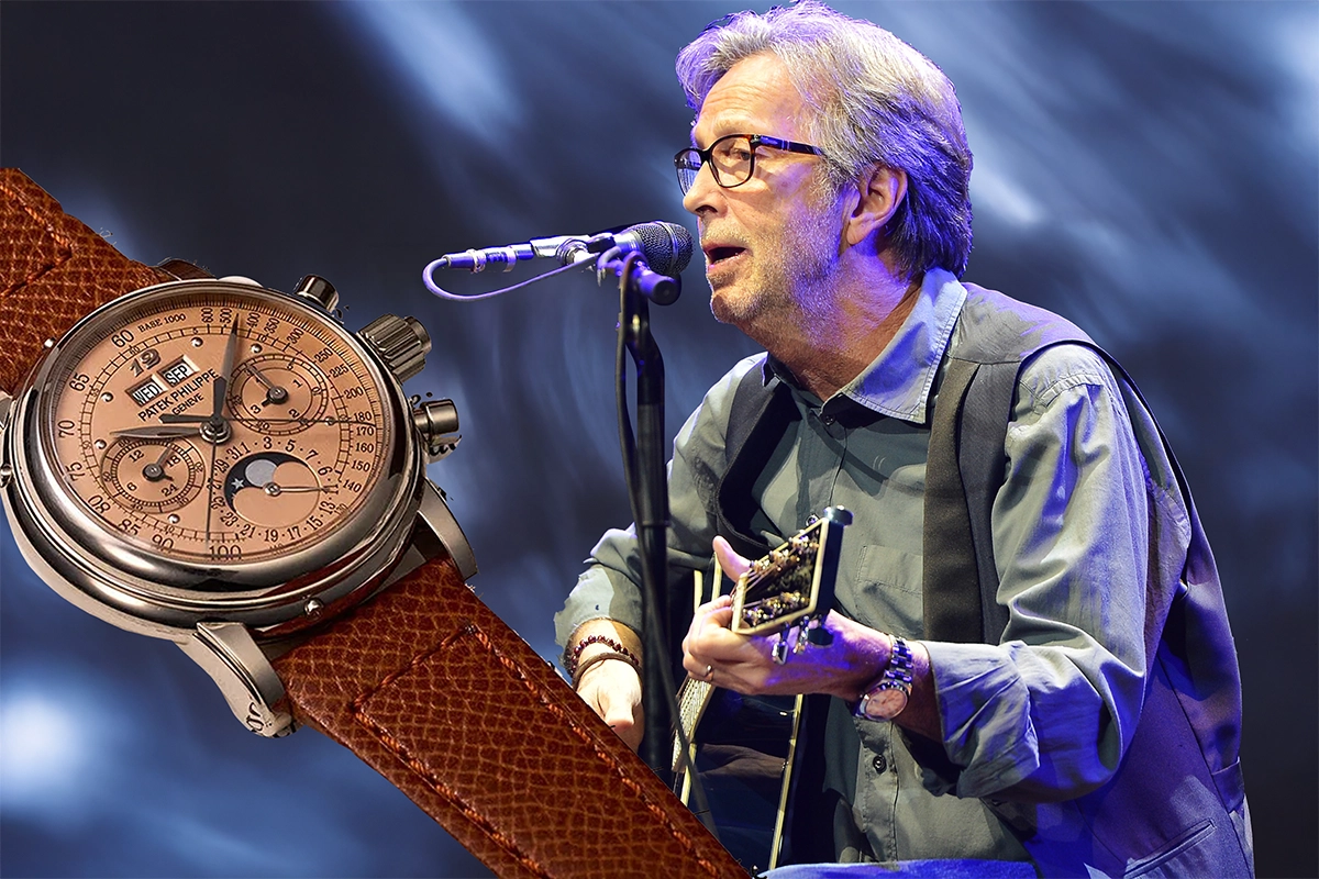 Eric Clapton’ın Gül Pembe Kadranlı Patek Philippe Saati Rekor Peşinde