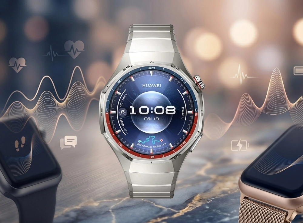 Marka Adı: Huawei
Ürün Adı: Huawei Watch GT 6 Pro
Ürün Cinsiyeti: Unisex
Ürün Tipi: Akıllı Saat
Ürün Sezonsallığı: Belirtilmemiş
Ürün Çeşidi: Premium Spor Akıllı Saat
Ürün Özellikleri: Bu akıllı saat, parlak gümüş tonlarında titanyum kasa ve yine titanyumdan üretilmiş metal bileziği ile modern ve dayanıklı bir tasarıma sahiptir. Yuvarlak kadranı, çizilmelere karşı yüksek dirençli safir cam ile korunur. Ekranında dijital saat (10:08), tarih (Cuma 19), kalp atış hızı (97 bpm), yakılan kalori (468 kcal), katedilen mesafe (10.62 km) gibi temel sağlık ve aktivite verileri görsel olarak takip edilebilir. Kırmızı ve mavi detaylara sahip çerçevesi ve sağda konumlanan dönebilen kurma kolu, estetiği ve kullanım kolaylığını birleştirir. EKG desteği, gelişmiş TruSense sağlık sistemi, uyku takibi ve çeşitli spor analizleri gibi kapsamlı özellikleriyle kullanıcılarına detaylı sağlık ve performans verileri sunar.
Öne Çıkan Detaylar:
- Titanyum kasa ve safir cam koruma ile üstün dayanıklılık ve premium görünüm
- EKG desteği ve gelişmiş TruSense sağlık sistemi ile kapsamlı sağlık takibi
- 21 güne kadar uzayan pil ömrü ile kesintisiz kullanım deneyimi
Kimler Kullanıyor?: Hem günlük şıklığını teknolojiyle birleştirmek isteyenler hem de spor ve aktif yaşam tarzını benimseyen, sağlık verilerini detaylıca takip etmeyi önemseyen bireyler bu akıllı saati tercih edebilir. Dayanıklı yapısı, kapsamlı sağlık özellikleri ve uzun pil ömrü sayesinde hem Android hem de iOS telefonlarla uyumlu, üst düzey bir akıllı saat deneyimi arayan herkes için idealdir.