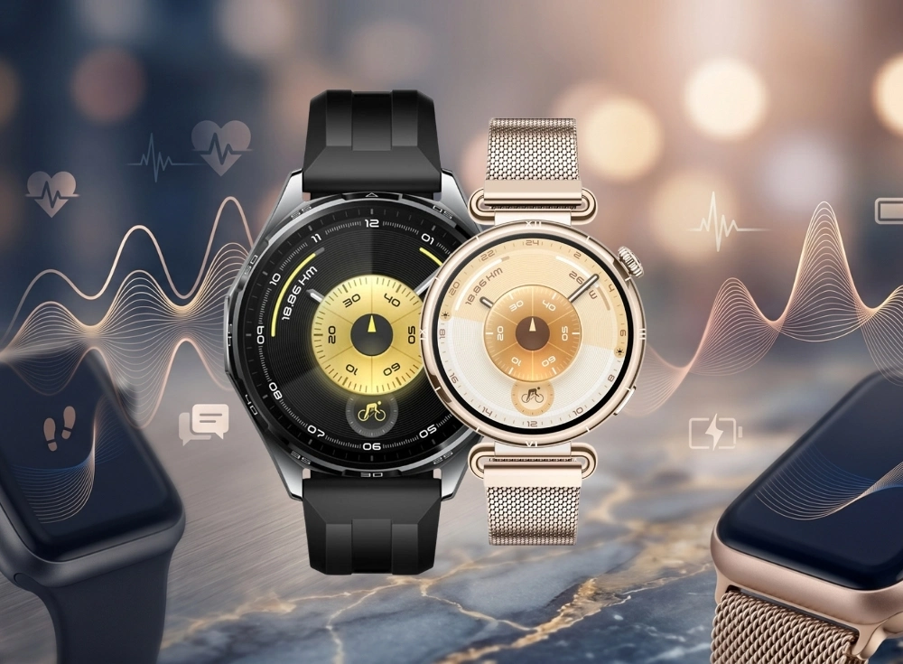 Marka Adı: Huawei
Ürün Adı: Huawei Unisex Watch GT 6 Akıllı Saat
Ürün Cinsiyeti: Unisex
Ürün Tipi: Akıllı Saat
Ürün Sezonsallığı: Belirtilmemiş
Ürün Çeşidi: Spor ve Yaşam Tarzı Akıllı Saati
Ürün Özellikleri: Yuvarlak, canlı AMOLED ekranlara sahip bu akıllı saatler, biri siyah silikon kordonlu ve gümüş/koyu gri metal kasalı, diğeri rose gold metal kasalı ve zarif Milanese hasır kordonlu olmak üzere iki farklı stil seçeneği sunar. Her iki model de yan tarafında bir kurma kolu ve bir düğme ile işlevsel bir tasarıma sahiptir. 21 güne kadar uzanan etkileyici pil ömrü, gelişmiş GPS sistemi, kapsamlı sağlık takibi ve duygu durumu analizi gibi özellikleriyle öne çıkarlar. iOS ve Android cihazlarla geniş uyumluluk sunarak, uzun pil ömrü, gelişmiş sağlık izleme ve spor takibine öncelik veren geniş bir kullanıcı kitlesine hitap ederler.
Öne Çıkan Detaylar:
- 21 güne kadar uzun pil ömrü
- Canlı ve yuvarlak AMOLED ekran
- Gelişmiş GPS ve sağlık takip özellikleri (kalp ritmi, duygu durumu analizi)
- iOS ve Android işletim sistemleriyle geniş uyumluluk
- Farklı kordon ve kasa renk seçenekleriyle şık ve kişiselleştirilebilir tasarım
Kimler Kullanıyor?: Bu ürün, aktif bir yaşam tarzına sahip olan, spor ve sağlık verilerini düzenli olarak takip eden kişiler için idealdir. Uzun pil ömrü sayesinde şarj derdini ortadan kaldırmak isteyen, hem spor yaparken hem de günlük yaşamda kullanabilecekleri şık ve fonksiyonel bir aksesuar arayanlar tercih edebilir. Akıllı saatlerinden kapsamlı sağlık izleme özellikleri ve GPS gibi gelişmiş spor takibi kabiliyetleri bekleyen, aynı zamanda telefonlarının işletim sisteminden bağımsız olarak sorunsuz bir deneyim arayan teknoloji meraklıları bu akıllı saati kullanabilir.