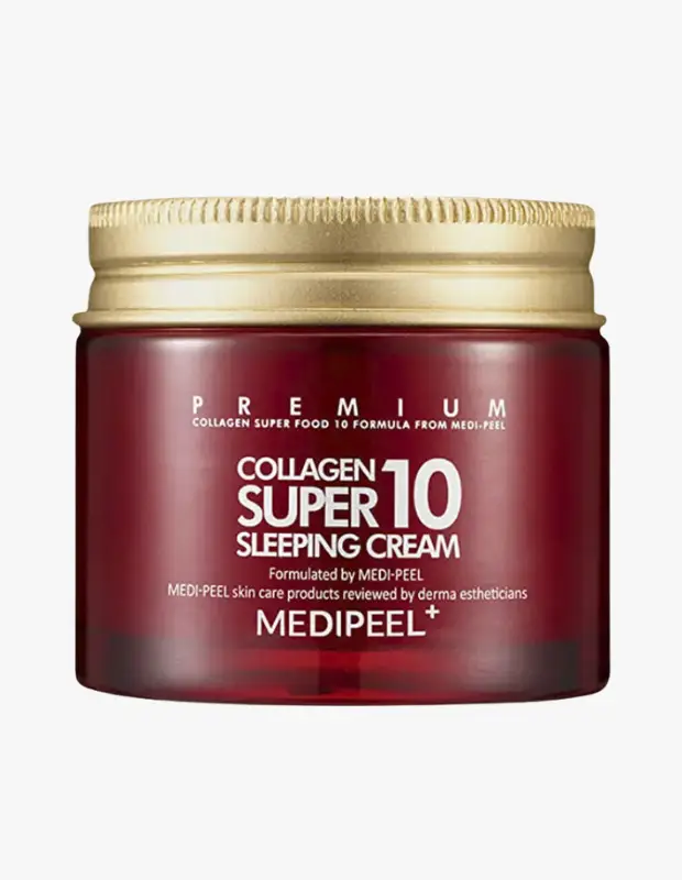 Marka Adı: Medipeel
Ürün Adı: Medipeel Unisex Collagen Super10 Sleeping Cream
Ürün Cinsiyeti: Unisex
Ürün Tipi: Uyku Kremi
Ürün Sezonsallığı: Belirtilmemiş
Ürün Çeşidi: Yüz Kremi
Ürün Özellikleri: Koyu kırmızımsı kahverengi şık cam kavanozu ve altın rengi tırtıklı metalik kapağıyla premium bir görünüm sunan Medipeel Collagen Super10 Uyku Kremi, dermatologlar tarafından gözden geçirilmiş özel bir formülasyona sahiptir. 10.000 ppm hidrolize kolajen, 10 farklı süper gıda özü, peptitler ve besleyici aktiflerle zenginleştirilmiş bu krem, cildin gece boyunca yoğun nemlenmesini, çevresel faktörlere karşı antioksidan desteği almasını ve sabahları daha dolgun, canlı, pürüzsüz bir ciltle uyanmasını hedefler.
Öne Çıkan Detaylar:
- 10.000 ppm hidrolize kolajen içeriği ile cildi destekler
- 10 farklı süper gıda özü ile zenginleştirilmiş formül
- Gece boyu yoğun nem ve antioksidan desteği sağlar
Kimler Kullanıyor?: Cildinin gece boyunca derinlemesine yenilenmesine önem veren, elastikiyet kaybı ve ince çizgi görünümü gibi endişeleri olan herkes bu uyku kremini tercih edebilir. Daha dolgun, pürüzsüz, canlı ve genç bir cilt görünümüne kavuşmak isteyen, gece bakım rutinini güçlendirmeyi hedefleyen ve cildini yoğun nem ve antioksidanlarla beslemeyi arzulayan kişiler için ideal bir seçimdir.