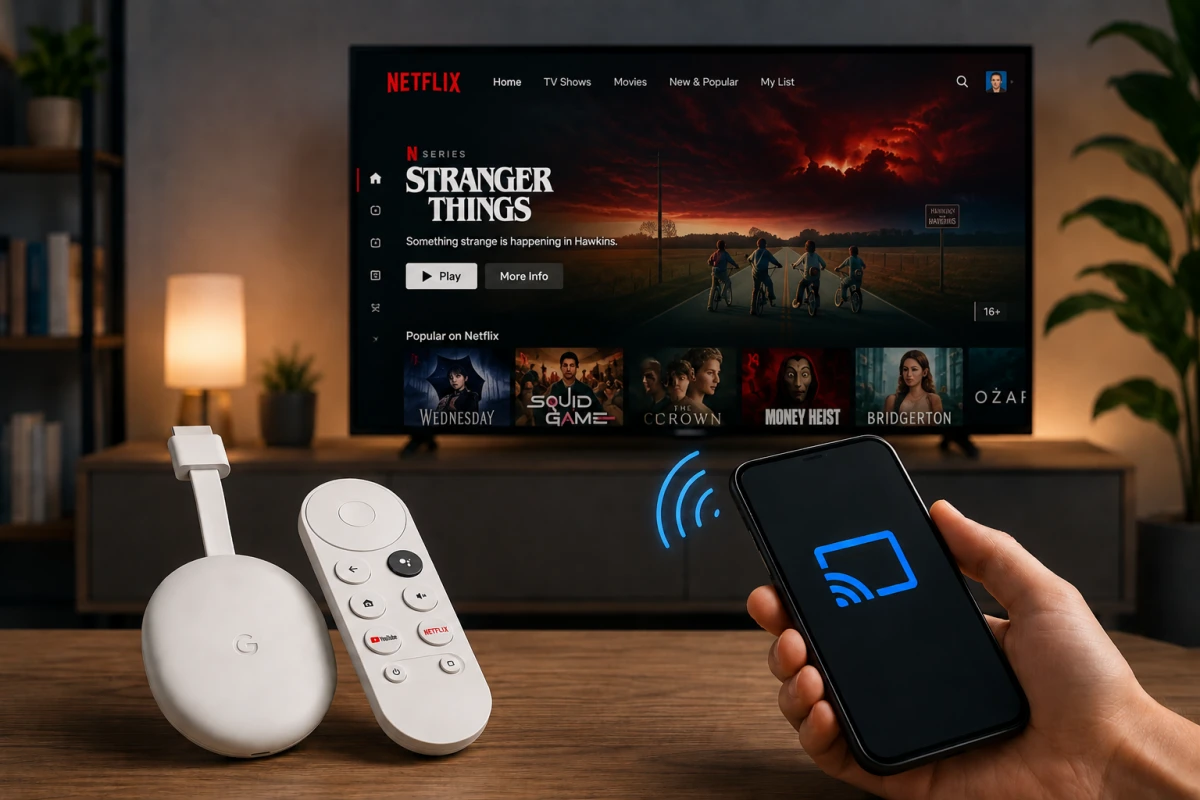 Telefonu TV’ye Aktarmanın En Akıllı Yolu: Google Chromecast Rehberi