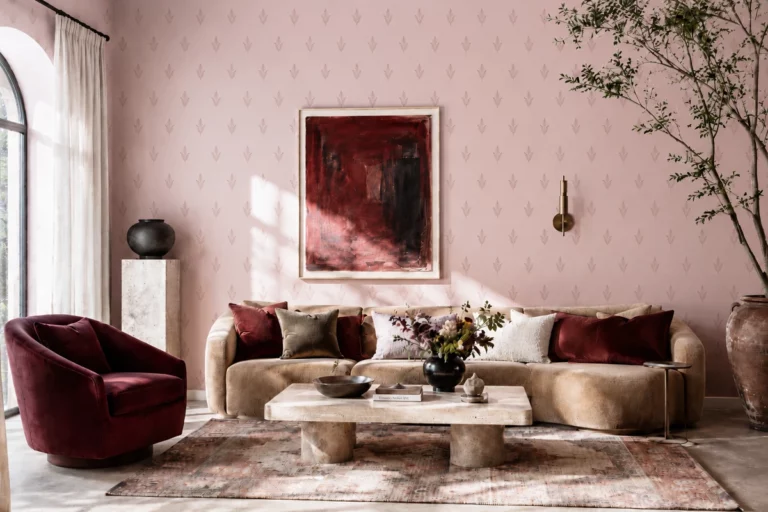 Toz Pembe Tekrar Trend: 2026 Oturma Odası Dekorasyonu, Rahat, Karakterli ve Zamansız Mekânlar