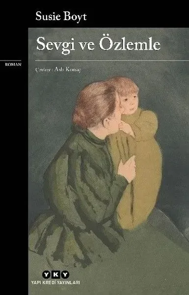 Susie Boyt'un Sevgi ve Özlemle adlı kitabının kapağında, koyu yeşil bir arka plan önünde, kırmızımsı kahverengi saçlı, yeşil elbiseli bir yetişkinin küçük sarı-yeşil giysili bir çocuğa şefkatle dönerek bakan resmedildiği, iki figür arasındaki derin bağı ve kitaba adını veren sevgi ile özlem temalarını vurgulayan bir illüstrasyon bulunmaktadır.