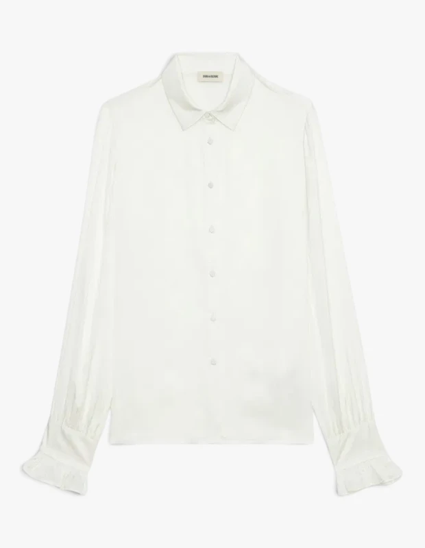Marka Adı: Zadig & Voltaire
Ürün Adı: Zadig & Voltaire Kadın Thely Saten Gömlek
Ürün Cinsiyeti: Kadın
Ürün Tipi: Gömlek
Ürün Sezonsallığı: Sonbahar-Kış
Ürün Çeşidi: Saten Gömlek
Ürün Özellikleri: Kırık beyaz renkte, parlak ve akışkan dokulu saten kumaştan üretilmiş bu uzun kollu gömlek, zarif ve sofistike bir duruş sunar. Önü boydan boya aynı renk düğmelerle kapanır ve küçük, yuvarlak hatlı yakası dikkat çeker. Kolları manşetlerle tamamlanmış olup, manşet bitimlerinde yer alan ince fırfır detayları ürüne romantik bir hava katmaktadır. Düz kesimi ile rahat bir kullanım sağlarken, şık tasarımıyla farklı kombinlere kolayca uyum sağlar.
Öne Çıkan Detaylar:
- Parlak ve akışkan dokulu kırık beyaz saten kumaş
- Manşet bitimlerinde zarif fırfır detayları
- Küçük, yuvarlak hatlı yaka tasarımı
Kimler Kullanıyor?: Gündüzden geceye zahmetsiz şıklığı benimseyen, modern ve feminen bir stil arayışında olan kişiler bu gömleği tercih edebilir. İş hayatında profesyonel bir duruş sergilerken romantik dokunuşlardan vazgeçmeyen, sosyal davetlerde sofistike ve özgün görünmeyi sevenler için idealdir. Kaliteli kumaşlara ve detaylara önem veren, zamansız parçalarla gardırobunu zenginleştirmek isteyen herkesin beğenisini kazanacaktır.