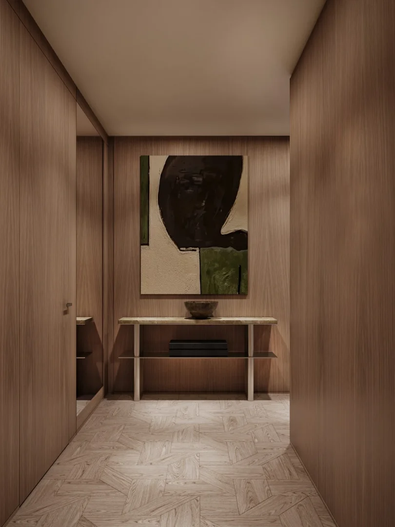 Mesa Casa Well açık plan salon ve yaşam alanı.