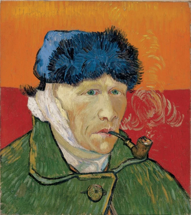 Gustave Fayet'nin özgün ve derin atmosferli sanatsal üslubunu yansıtan, genellikle sembolik öğelerle dolu ve zengin renk paletine sahip bir tablo; bu görsel, Louis Vuitton'ın Van Gogh'tan ilham alan ve büyük ilgi gören sergisi bağlamında makaleyi güçlendiriyor.