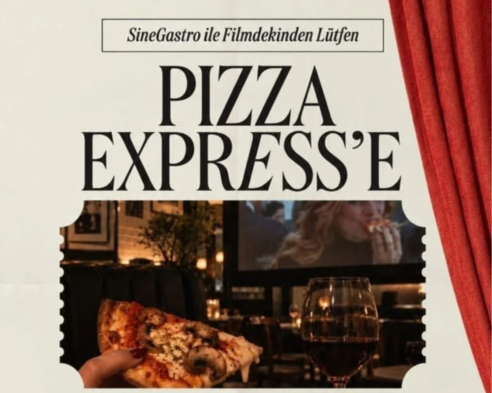 Oggusto'nun düzenlediği SineGastro atölyesi sırasında, şeflerin rehberliğinde modern bir mutfakta lezzetli yemekler hazırlayan, heyecanlı ve ilgili katılımcılar, sinema ve gastronomi sanatının harmanlandığı benzersiz bir deneyim yaşarken görüntüleniyor.